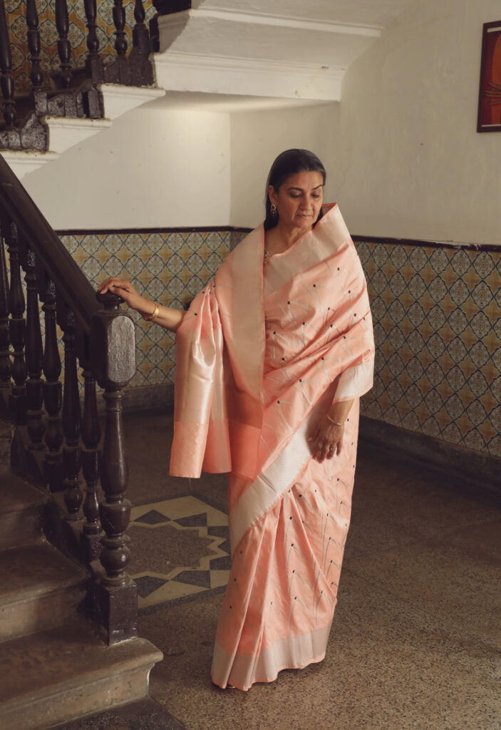 Pink Banarasi Saree