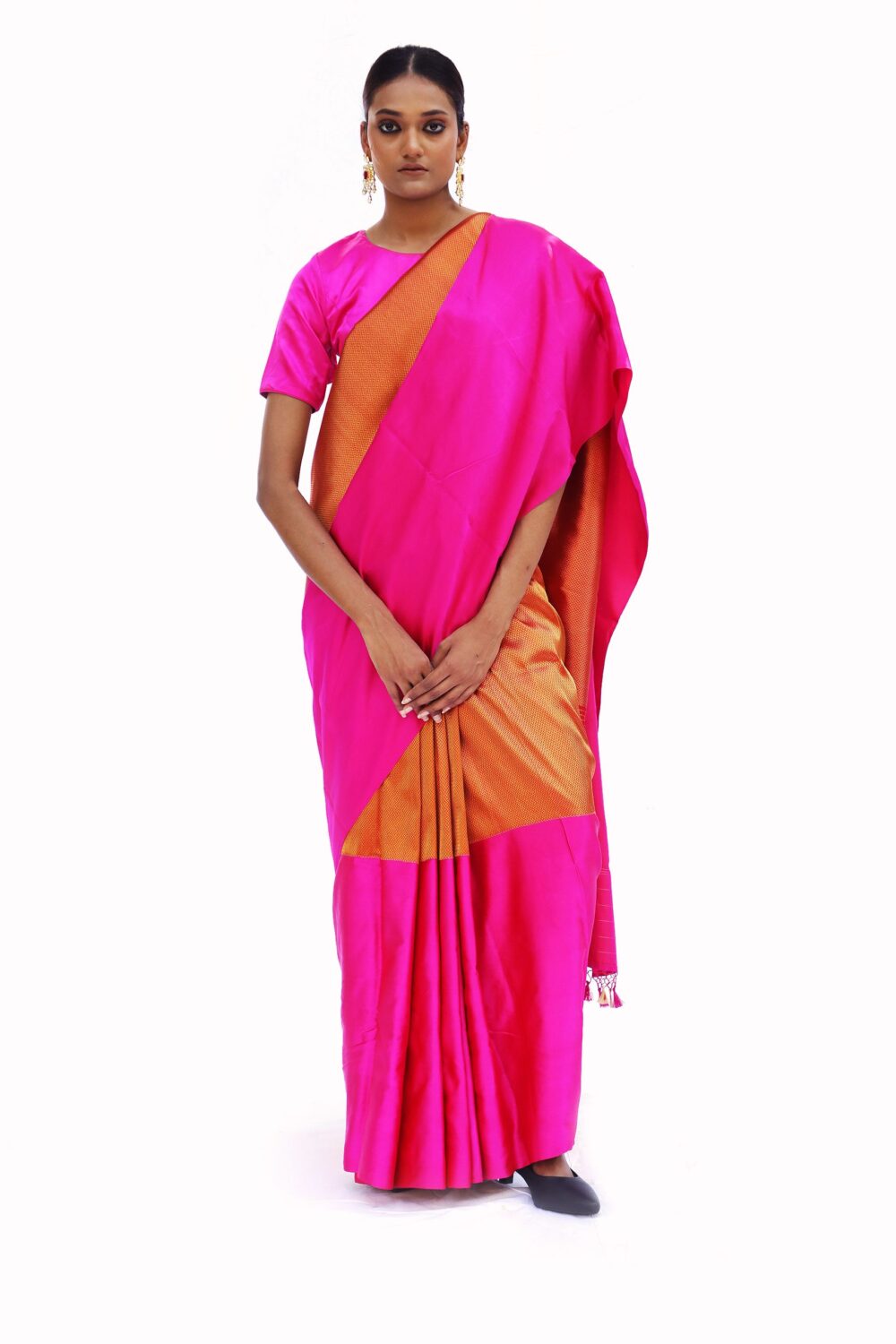 Rani designer silk saree