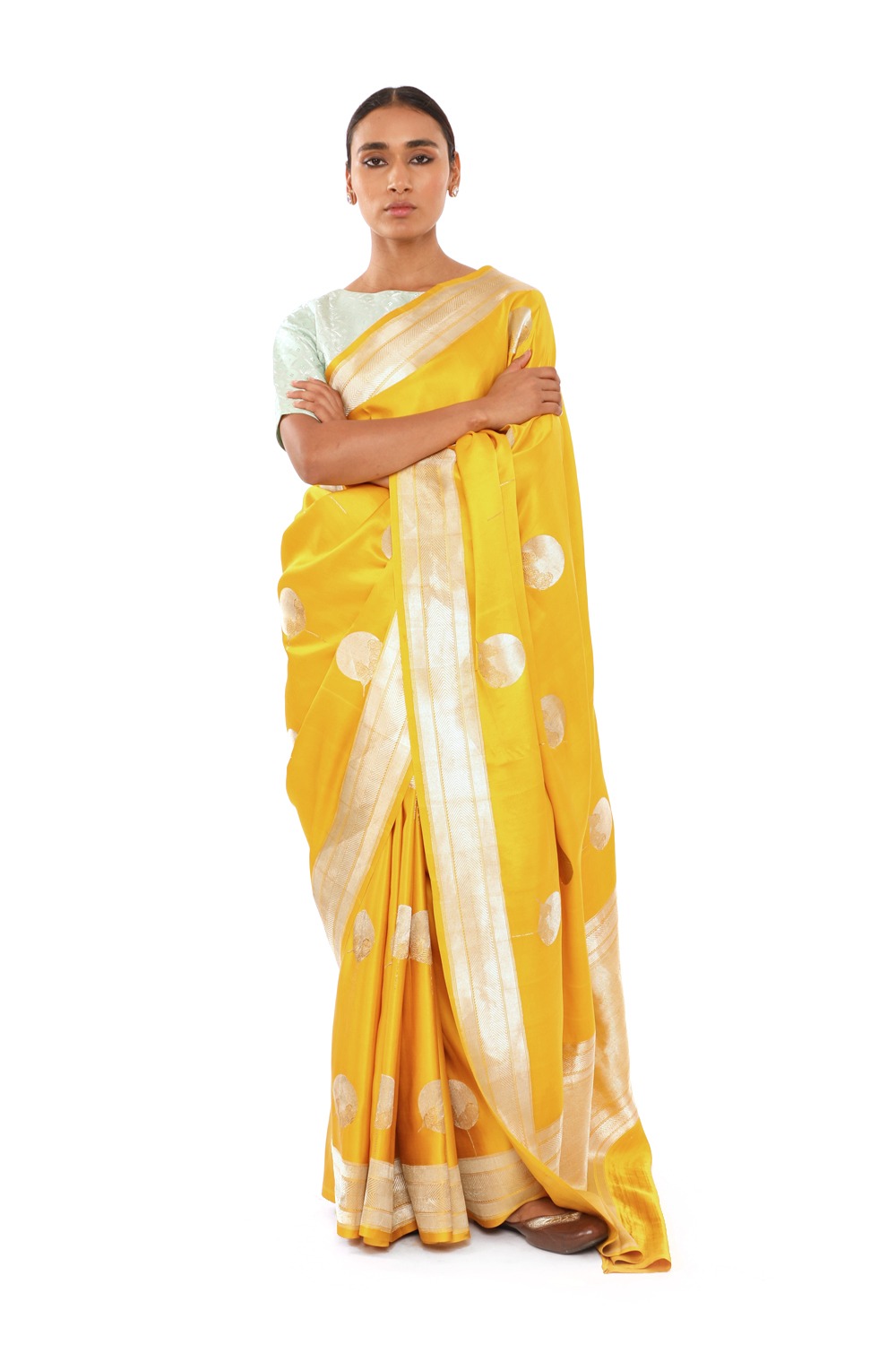 Turmeric Yellow Katan Banarasi